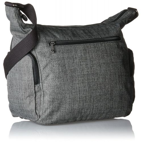  Kipling Gabbie, Women’s Cross-Body Bag, Grey (Cotton Grey), 15x24x45 cm (W x H x L)