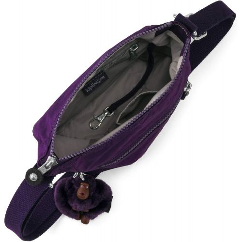  Kipling Bellamie Solid Handbag, Deep Purple