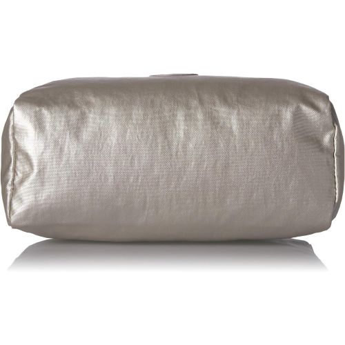  Kipling Gleam Large, Multi Use Pouch, Zip Closure Packing Organizers, cloud Grey/Metallic, One Size