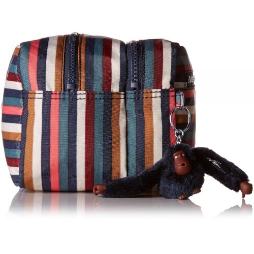  Kipling Womens Agot Multi Stripes Large Toiletry Bag