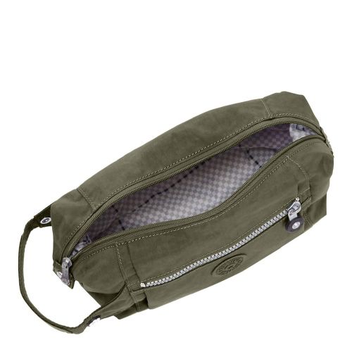  Kipling Aiden Toiletry Bag, Essential Travel Accessory, Jaded Green