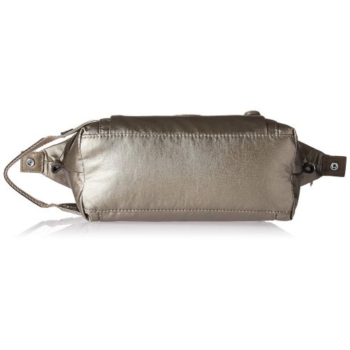  Kipling Aiden Toiletry Bag, Essential Travel Accessory, Metallic Pewter