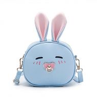 Kipten Little Girl Cute Backpack Cartoon Rabbit Messenger Bag PU Mini Wallet Shoulder Bag