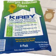 Kirby 6 Cloth Vacuum Bags Allergen Reduction Filters