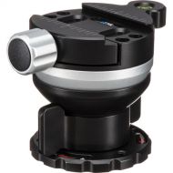 Kirk TLB-1QRL Leveling Base with TQR-2L Tripod Head Quick Disconnect System and Large Plate