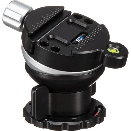  Kirk TLB-1QRL Leveling Base with TQR-2L Tripod Head Quick Disconnect System and Large Plate