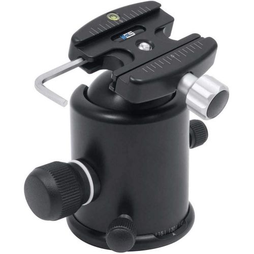  Kirk BH-1 Ballhead with Quick Release, Supports 50 lbs (22.6kg)