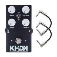 KHDK NO1 (Version 1) Kirk Hammett Overdrive Guitar Effect Pedal with Patch Cables