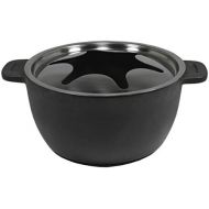 Kisag Fondue-Caquelon, 1.7 Liter, Ø 18 cm, schwarz/Noir