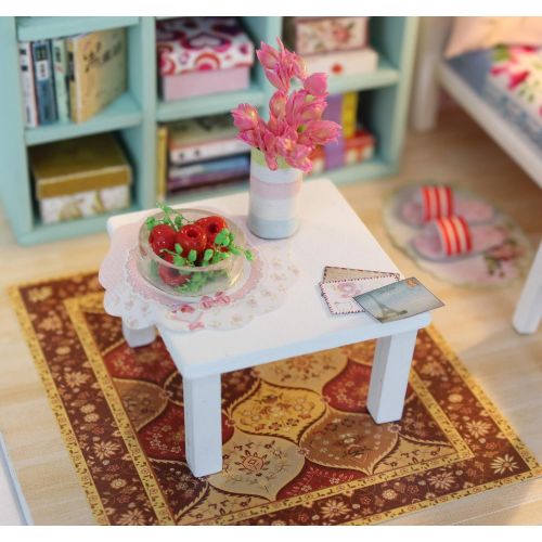  Kisoy Romantic and Cute Dollhouse Miniature DIY House Kit Creative Room Perfect DIY Gift for Friends, Lovers and Families (Cheryl’s Room)