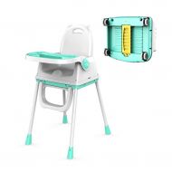Kiss idbaby kiss idbaby Adjustable Baby Highchair Feeding Seat Chair Toy Chair with Wheel Foldable Portable