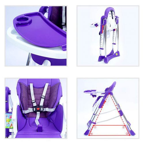  Kiss idbaby kiss idbaby Baby Highchair Portable Feeding Chair Booster Adjustable Foldable Travel