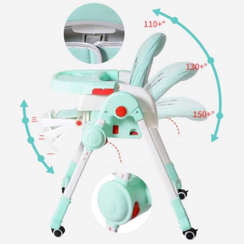  Kiss idbaby kiss idbaby Adjustable Baby Highchair Feeding Chair Booster Travel Foldable Portable