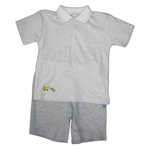  Kissy Kissy Baby-Boys Infant Rush Hour Bermuda Set with Collar