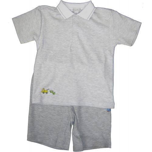  Kissy Kissy Baby-Boys Infant Rush Hour Bermuda Set with Collar