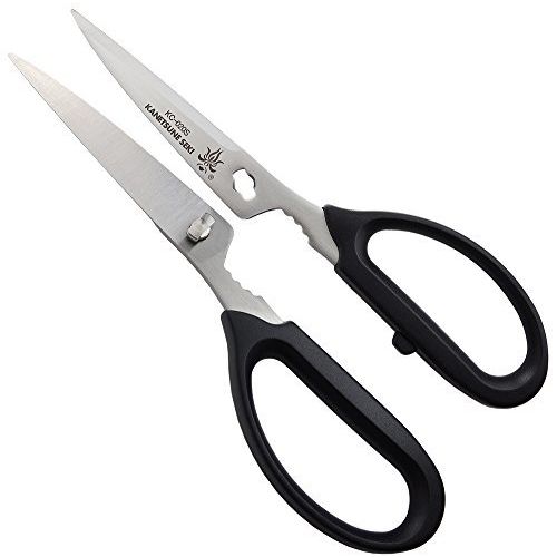  KitaTadashi KANETUNE kitchen scissors removable black KC-020S