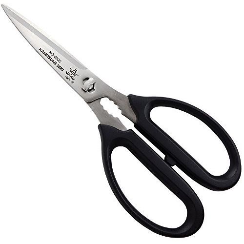  KitaTadashi KANETUNE kitchen scissors removable black KC-020S