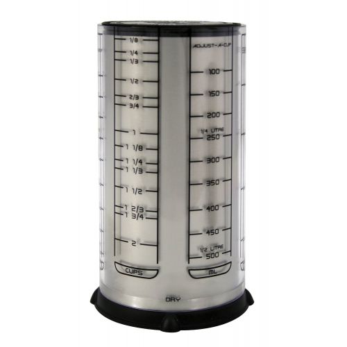  Kitchen Art Fox Run KitchenArt Pro 2 Cup Adjust-A-Cup Dry Liquid Measuring Standard & Metric