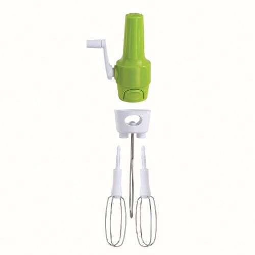  Kitchen Artist Whisk Manual Whisk Hand Crank Hand Operated Chalk Stainless Steel Egg Whisk Hand Mixer without Power Hand Mixer with Mechanical Whisk, Camping)