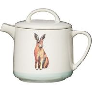 Kitchen Craft Apple Farm HandgefertigteHarry Hare 6 Teekanne/Kaffeekrug, 1.4 L, Keramik, Mehrfarbig, 13.6 x 21 x 17.5 cm