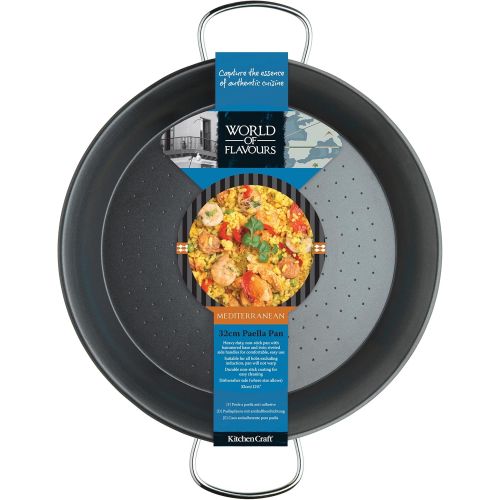  Kitchen Craft Paella-Pfanne 32 cm, antihaftbeschichtet