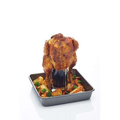  Kitchen Craft Edelstahl Vertikal Huhn Roester, 17x 12cm (17,1x 12,1cm)