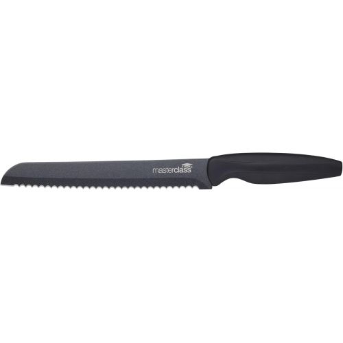  Kitchen Craft Master Class Agudo Antihaft-Messerset, Stahl, Schwarz, 34 x 22 x 6 cm, 5-Einheiten