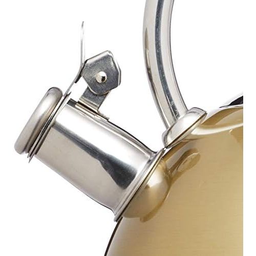  Kitchen Craft Le Xpress Induktionstauglichen The Cooker, 1.8Litre Whistling KettleBrass Finish