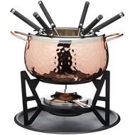 Kitchen Craft Fondue Set gehammertes Kupfer