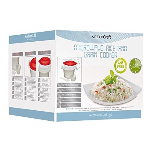  [아마존베스트]Kitchen Craft Microwave 1.5 Litres Rice Cooker