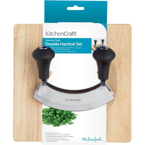  [아마존베스트]Kitchen Craft Stainless Steel Double Hachoir Set