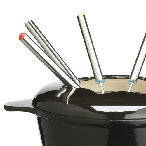  Kitchen Craft Kitchencraft Masterclass Cast Iron Meat/cheese/chocolate Fondue Set, 21 x 18cm