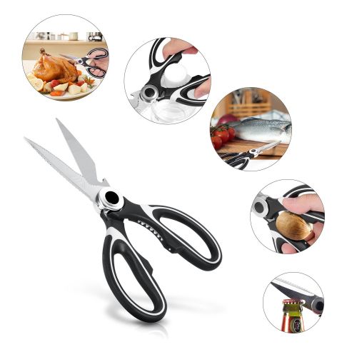  Kitchen scissors 【Adoric life】 kitchen scissors scissors · universal scissors · multifunction · stainless steel · rust preventive · sharpness · good convenience · case attachment