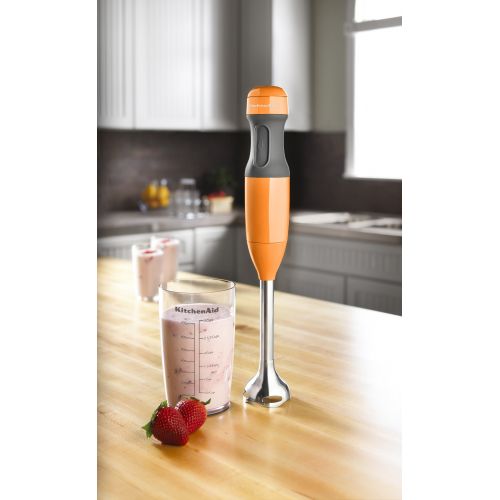 키친에이드 KitchenAid 2-Speed Hand Blender, Tangerine (KHB1231TG)