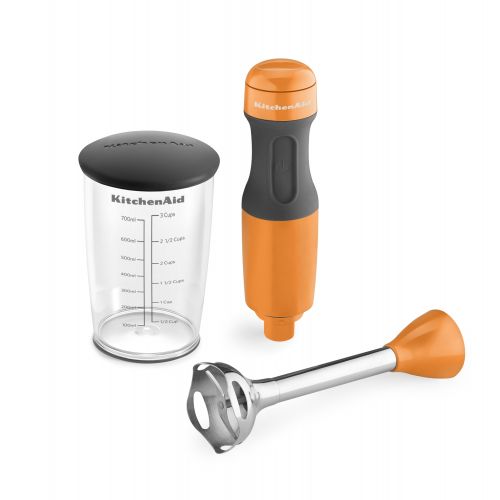 키친에이드 KitchenAid 2-Speed Hand Blender, Tangerine (KHB1231TG)