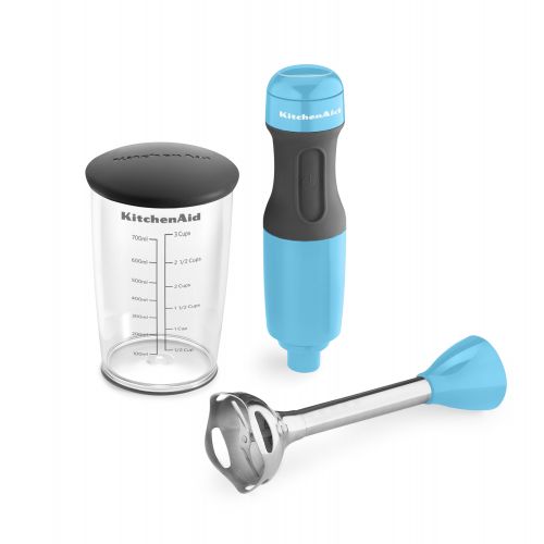 키친에이드 KitchenAid 2-Speed Hand Blender, Crystal Blue (KHB1231CL)