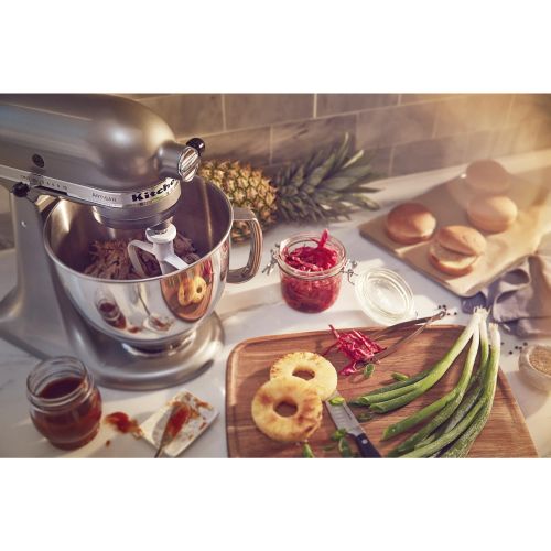 키친에이드 KitchenAid Artisan Series 5-Quart Tilt-Head Stand Mixer in Majestic Yellow - KSM150PSMY