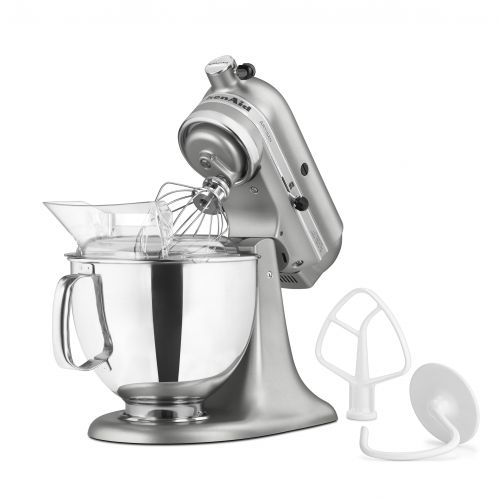 키친에이드 KitchenAid Artisan Series 5-Quart Tilt-Head Stand Mixer in Majestic Yellow - KSM150PSMY