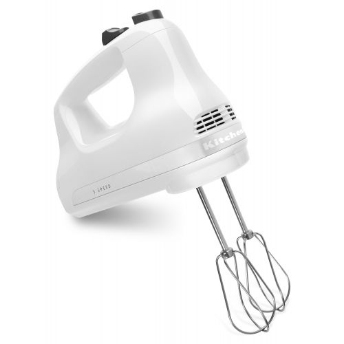 키친에이드 KitchenAid 5-Speed Ultra Power Hand Mixer, White (KHM512WH)