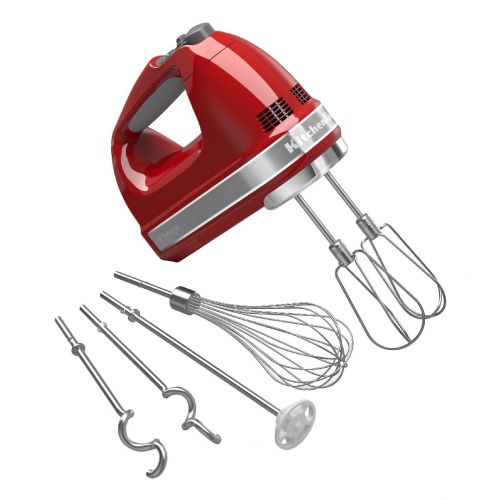 키친에이드 KitchenAid KHM926CU 9-Speed Hand Mixer, Contour Silver