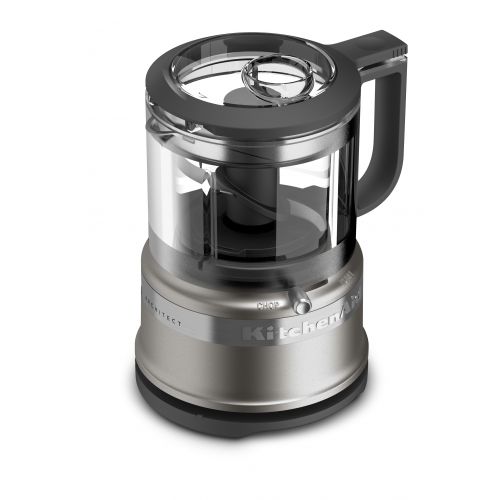 키친에이드 KitchenAid 3.5 Cup Mini Food Processor - Cocoa Silver - Closeout