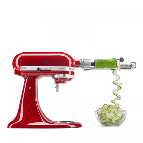 키친에이드 KitchenAid 5-Blade Spiralizer with Peel, Core and Slice Attachment #KSM1APC