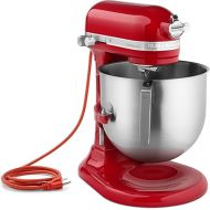 KitchenAid KSM8990ER 8-Quart Commercial Countertop Mixer, 10-Speed, Gear-Driven, Empire Red