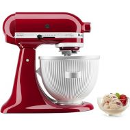 KitchenAid Ice Cream Maker Attachment Stand Mixer, 2 Quart, White