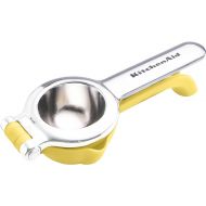 KitchenAid Citrus Juice Press Squeezer for Lemons and Limes with Seed Catcher and Pour Spout, Lemon, 8 inches