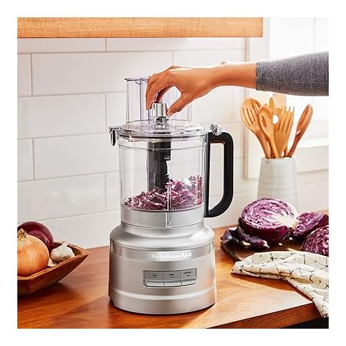 키친에이드 KitchenAid 13 Cup Food Processor, Contour Silver