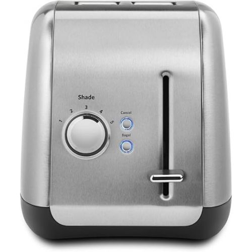 키친에이드 KitchenAid KMT2115SX Stainless Steel Toaster, Brushed Stainless Steel