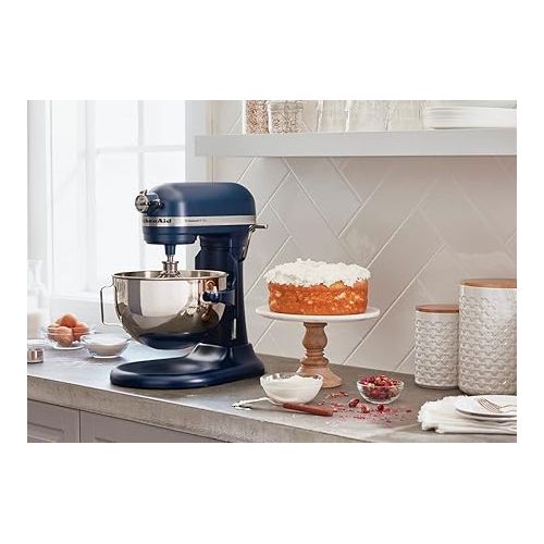 키친에이드 KitchenAid - Pro 5 Plus 5 Quart Bowl-Lift Stand Mixer - Ink Blue, (KV25G0XIB)