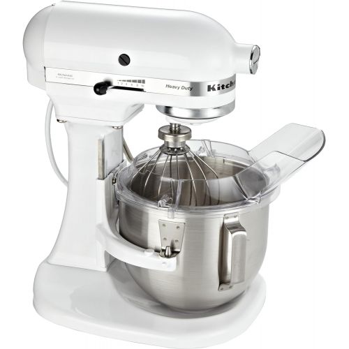 키친에이드 Besuchen Sie den KitchenAid-Store KitchenAid 4,8 L Heavy Duty KUECHENMASCHINE 5KPM5EWH, Stainless Steel, 4.8 liters, Weiss