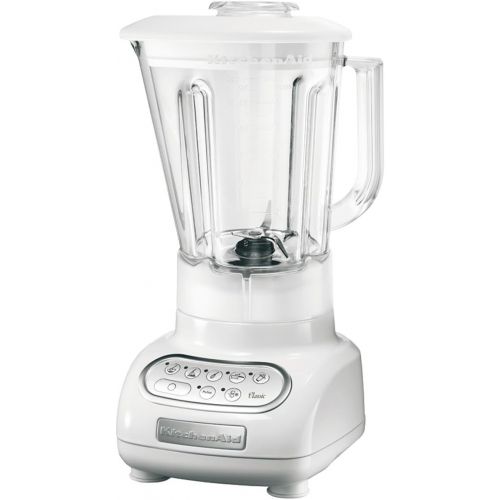 키친에이드 Kitchenaid 5KSB555EWH Standmixer, Artisan-Serie, weiss